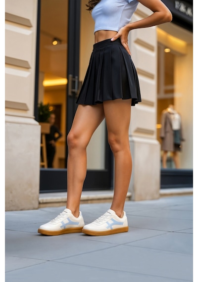 Dark Seer Ds Ruby Sneaker Günlük Spor Ayakkabı 2025 Kadın Bej-mavi