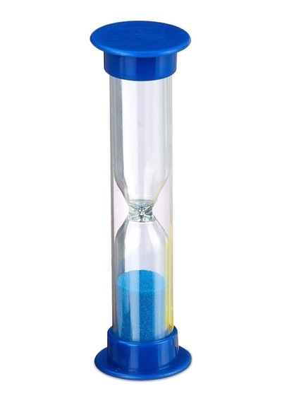 Hyd Plastik 1 Dakikalık Kum Saati 10cm Çok Renkli
