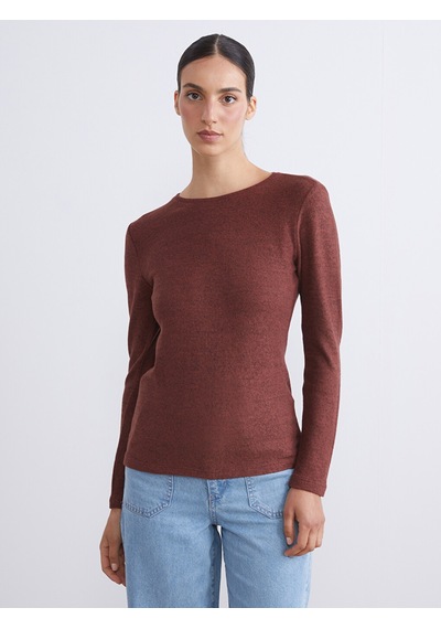 Lcw Everyday Turuncu Bisiklet Yaka Kadın Body