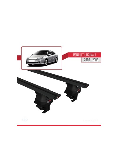 Renault Laguna Iı 2000-2008 Arası İle Uyumlu Ace-4 Ara Atkı Tavan Barı Siyah