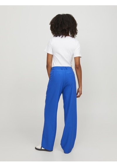 Jack & Jones Kadın Yüksek Bel Kumaş Pantolon - Marry - 12200674 Blue Iolite Mavi