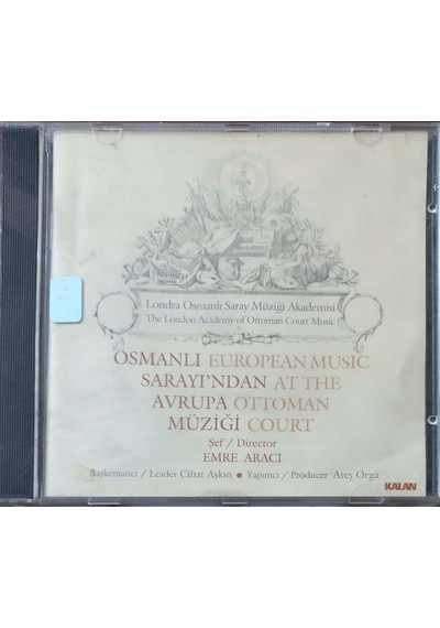 Plak Değildir Cd Dir Cd Emre Arıcı Osmanlı Sarayından Avrupa Mü