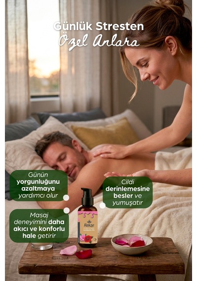Aromaterapi Masaj Yağı 100 Ml Vanilya Ve Gül Aromalı Doğal Rahatlatıcı Bakım Yağı - 744427901