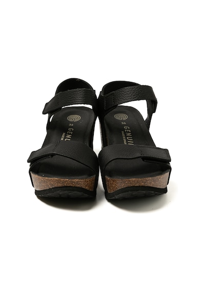 Terlik Kadın Bılbao G106319 Genuins Embossed Leather Dark Leather Dark