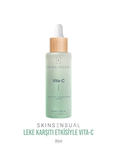 Skin Sensual Vita-c Vitamin C 10%, Postbiotic Ve Cilt Tonu Eşitleyici Cilt Bakım Serumu 30 ml