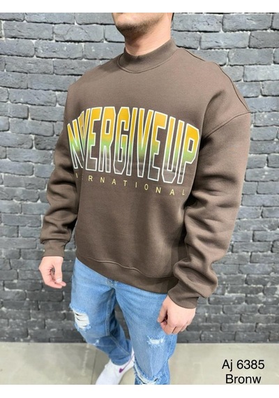 Btstilist Brown Sweatshirt Kahverengi