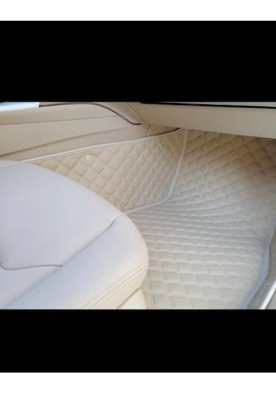 Araca Özel 7D Havuzl Deri Paspas Vokswagen Passat B8.5 2019-2021 2021-Siyaha Siyah Dikişli