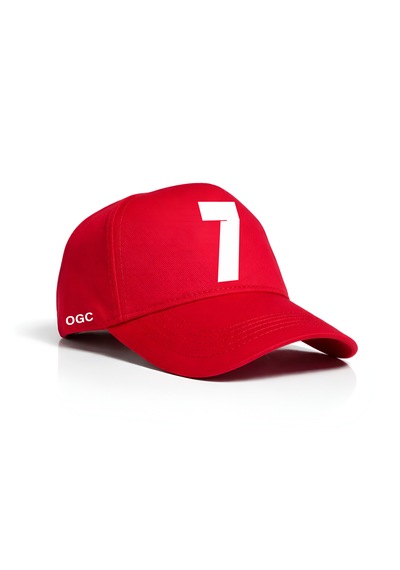 Ogc 7 Sayısı Unisex Şapka Kırmızı