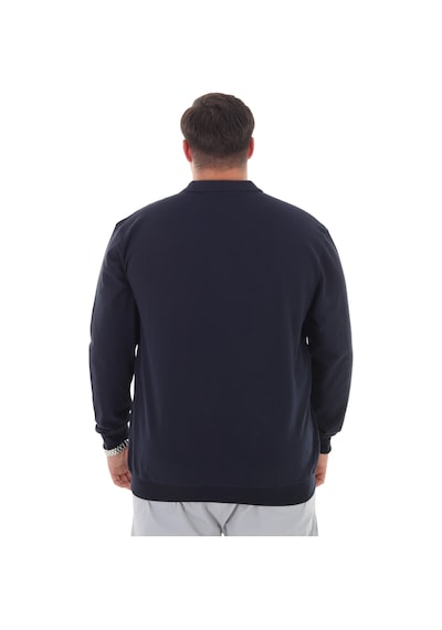 Erkek Büyük Beden 115-155 Kilo Arası İçin Uygun Uzun Kol Polo Yaka Mevsimlik Sweatshirt Lacivert Erkek Büyük Beden 115-155 Kilo Arası İçin Uygun Uzun Kol Polo Yaka Mevsimlik Sweatshirt Lacivert