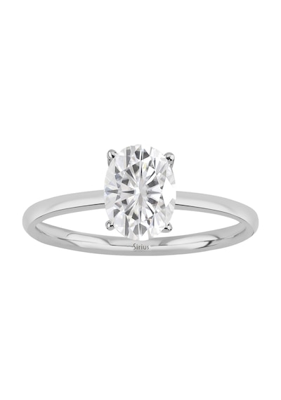 Sirius Oval Beyaz Topaz Taşlı Esila Yüzük 0802r0051