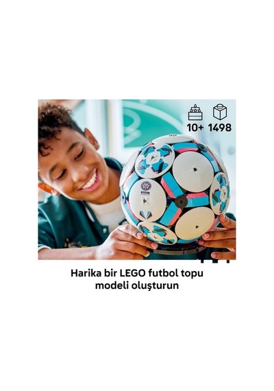 Lego Dünya Kupası Temalı Yaratıcı Futbol Topu Seti - 10+ Yaş