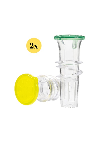 2'li Limon Sıkacağı Bpa İçermeyen Kapaklı Meyve Sıkacağı Kokteyller Ve İçecekler İçin Limon Sıkma Pl Diğer