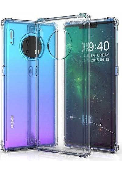 Blogy Mate 30 Pro İle Uyumlu Crystal Fit Kılıf Crystal Clear