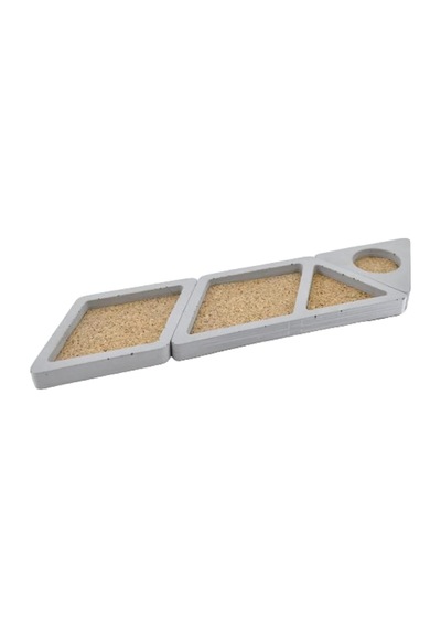 Bubigo Beton Masaüstü Düzenleyici Btnms-2018223 3 Lü Btg-49 Beyaz - Çok Renkli