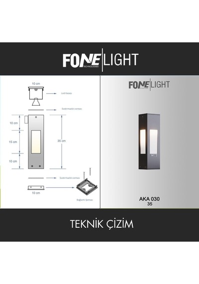 Luxera Modern Dış Mekan Duvar Apliği - Antrasit Gri Ip65 Su Geçirmez Bahçe Aydınlatması - 3000k Gün Işığı Dekoratif Cephe Lambası - Alüminyum Gövde Dikdörtgen Tasarım Diğer