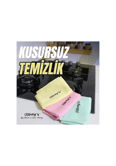 Orijinal İlbays Temizlik Bezi Avantaj Paketi 2x3 Lü Paket Toplam 6 Adet Microfiber Temizlik Bezi Diğer