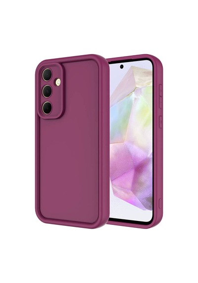 Galaxy A55 Uyumlu Renkli Tasarımlı Kamera Korumalı Silikon Kapak