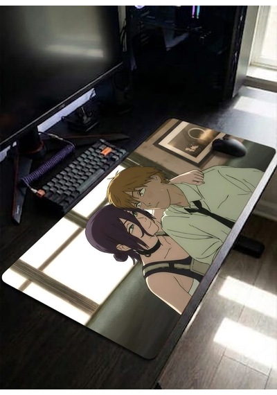 Derdenix Anime Series: Denji & Reze Edition 90x40 Mousepad Çok Renkli