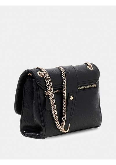 Guess Anise Dönüştürülebilir Kapaklı Çapraz Askılı Kadın Siyah Omuz Çantası Hwpd9916210-blo Siyah