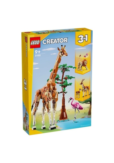 31150 Creator 3 Ü1 Arada Vahşi Safari Hayvanları 780 Parça +9 Yaş