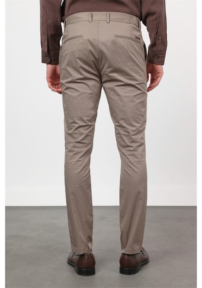 İmza Vizon Yan Cep Slim Fit Pamuklu Chino Pantolon 1003260168