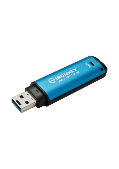 Kingston IronKey Vault Privacy 50 IKVP50/16 GB AES-256 EncryptedF IPS USB 3.2 Bellek