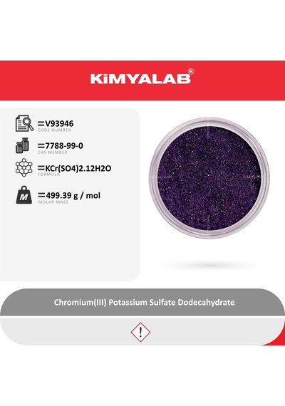 Kimyalab Krom Iıı Potasyum Sülfat 1kg - Krom Şap