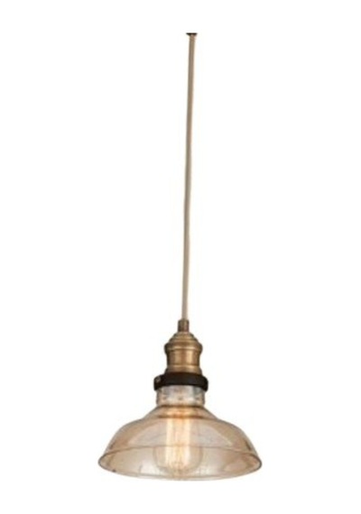 Mylights Vintage Rustik Retro Camlı Sarkıt Avize En 20 Cm