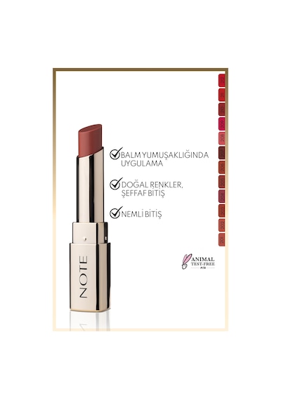 Note Cosmetics Iconic Sheer Lipstick Nemlendirici Parlak Ruj 203 Charming Nemlendirici Parlak Ruj - Nude 203