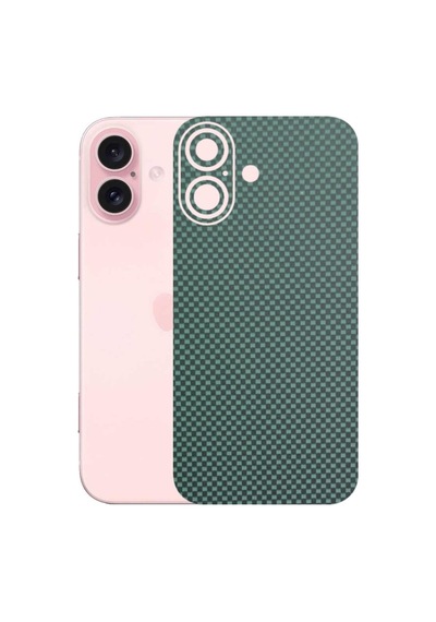 Kapps Iphone 16 İle Uyumlu Fiber Serisi Premium Arka Kapak Kaplama Kenarlar Yoktur 03119750