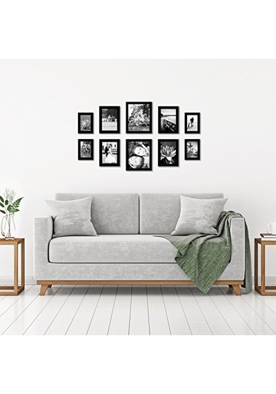 10 Parça Siyah Resim Çerçevesi Seti 8x10, 5x7 Ve 4x6 Boyutlarını İçerir. Kırılmaya Dayanıklı Cam. Asma Donan 10 Parça Siyah Resim Çerçevesi Seti 8x10, 5x7 Ve 4x6 Boyutlarını İçerir. Kırılmaya Dayanıklı Cam. Asma Donan