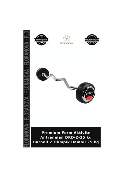 Premium Form Aktivite Antrenman Drd-z-25 Kg Barbell Z Olimpik Dambıl 25 Kg