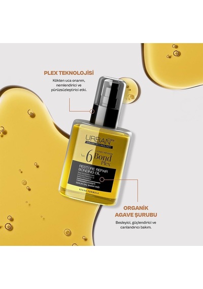 No.6 Bond Plex Yıpranma Karşıtı Saç Bakım Yağı 100ml- Vegan