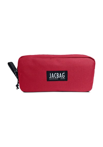 Jacbag Jac-06 Organizer Rulo Kalem Çantası Siyah - Kirmizi Kirmizi