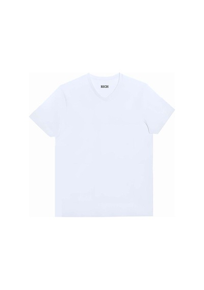Rich Erkek 4'lü Paket Kısa Kollu V Yaka T-shirt Çok Renkli