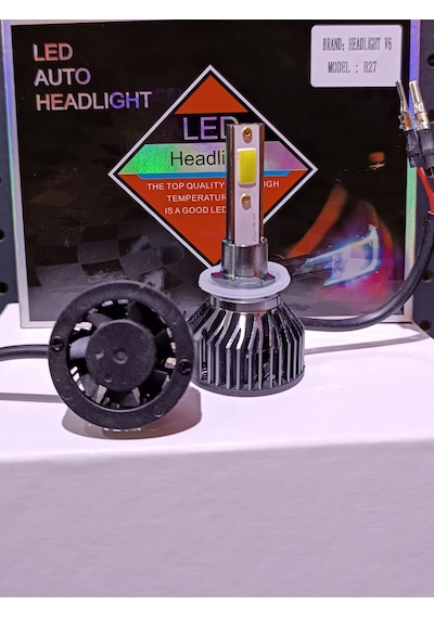 V6 H27led Xenon Şimşek Etkili Beyaz Soğutma Fanlı Garantili