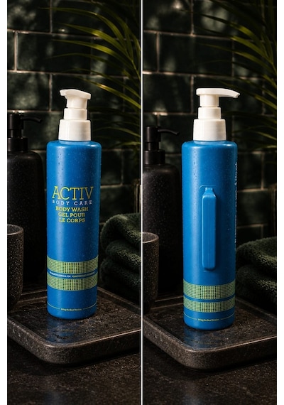 Actıv Body Care Mavi Ambalajlı Ferahlatıcı Vücut Nemlendirici Duş Jeli 360 Ml Tüm Cilt Tipleri İçin Fresh