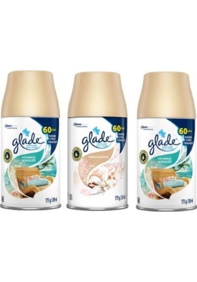Otomatik Sprey Oda Kokusu Yedek Okyanus Sessizliği + Ipeksi Vanilya 3 X 269 Ml Diğer