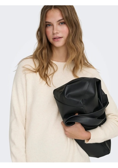 Only Onlrıca L/s Pullover Knt Noos Kadın Kazak 15204279 Ekru