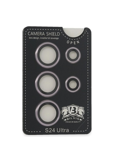 Tedar Samsung Galaxy Uyumlu S24 Ultra Bilvis Titan Kamera Lens - Derin Mor Najmaddin Standart