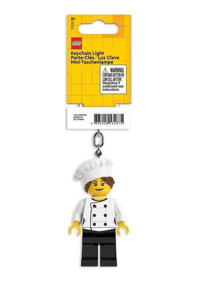Lego Minifigures Ke218h Gourmet Chef Led Key Chain