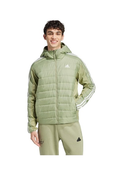 Adidas Ess 3s In Hyb J Erkek Ceket Ix8895 Yeşil