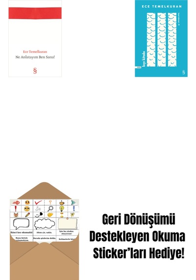 Ne Anlatayım Ben Sana + Kıyı Kitabı + Okuma Sticker'ları