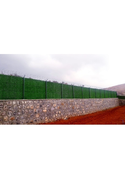 Morilu Çim Çit - 120 CM Enli - Dekoratif Yeşil Bahçe Çim Çiti - Çimli Tel