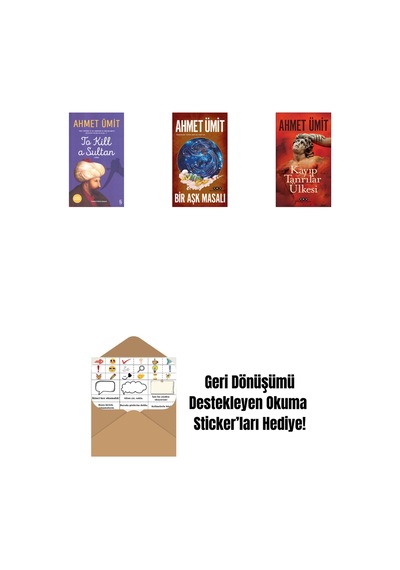 To Kill A Sultan + Bir Aşk Masalı + Kayıp Tanrılar Ülkesi + Okuma Sticker'ları