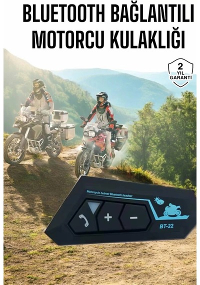 İnterkom Intercom Kask Kulaklık Bt22 Bluetooth Motosiklet Kulaklık 5.0 Bluetooth 94835034