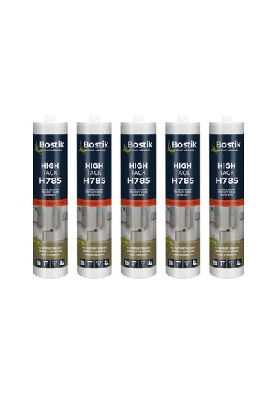 Bostik H785 High Tack 290 Ml 5 Adet Ultra Güçlü Yapıştırıcı Taş Beton Ayna Cam Seramik