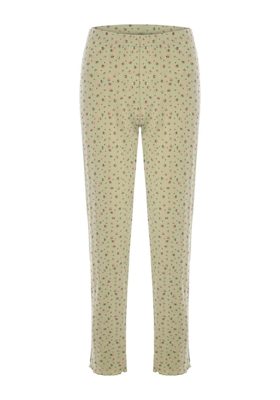 Kadın Pamuklu Çıtır Çiçek Desenli Baby Overloklu Fiyonk Detaylı Uzun Kollu Pijama Takımı Ko70142 Yeşil - Pembe Kadın Pamuklu Çıtır Çiçek Desenli Baby Overloklu Fiyonk Detaylı Uzun Kollu Pijama Takımı Ko70142 Yeşil - Pembe