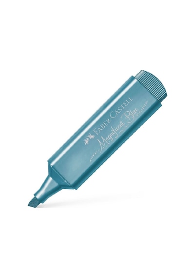 Faber-Castell Fosforlu Kalem 46 Metalik Mavi
