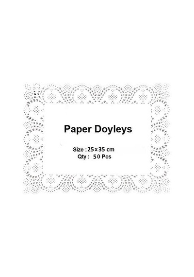 Kağıt Dantelli Altlık 25 35 Beyaz